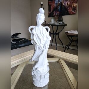 Guanyin/ Kuan Yin Porcelain "Mother Of Merci" Figurine